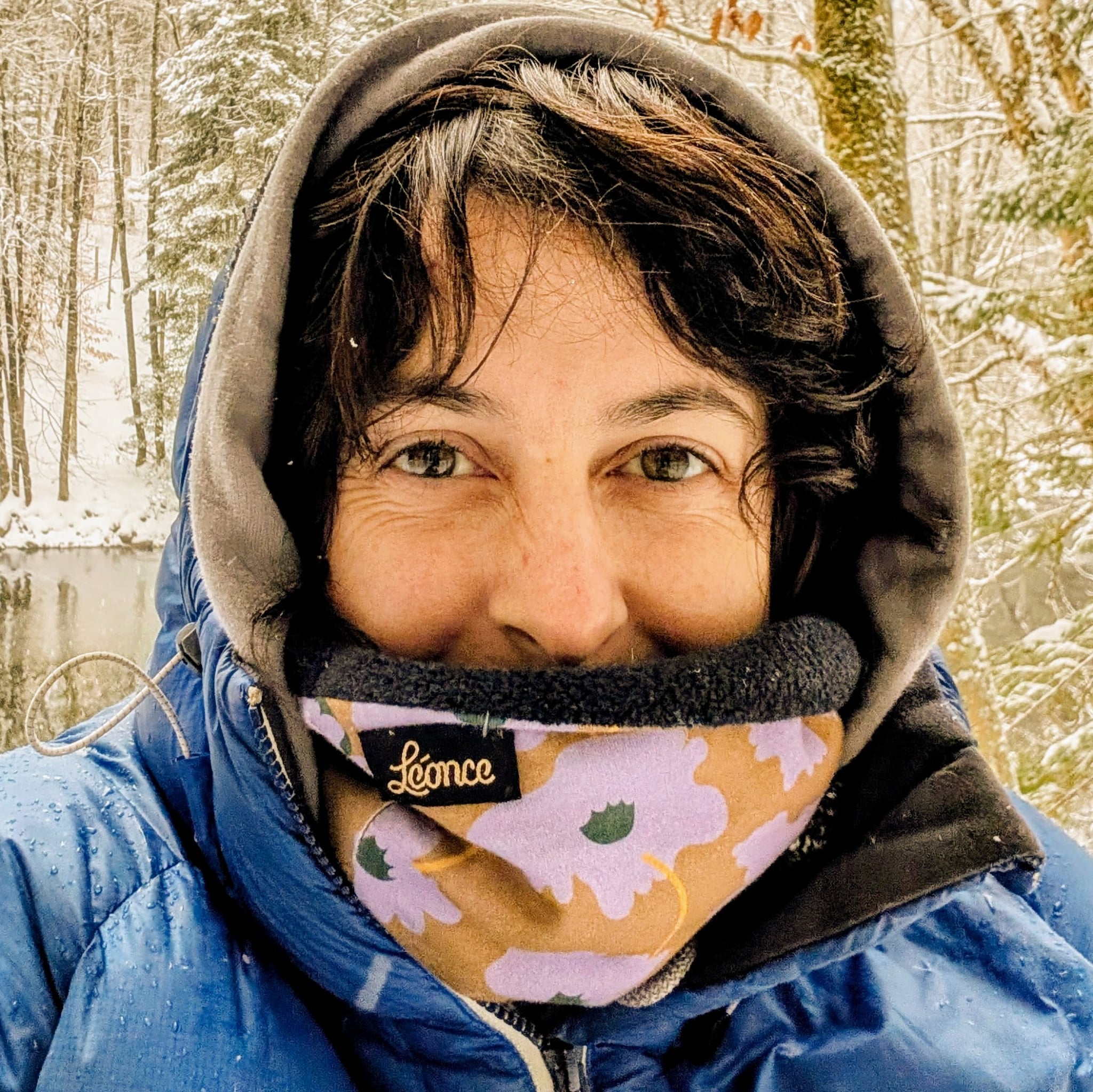 Cache-cou en sherpa de bambou